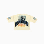 T-shirt court ample à motif Escape Stray pour homme