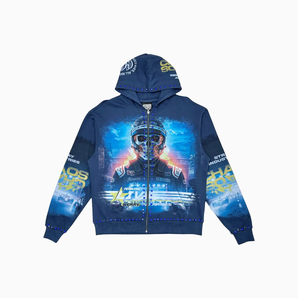 Sudadera con Capucha Gráfica Fearless Racer para Hombre