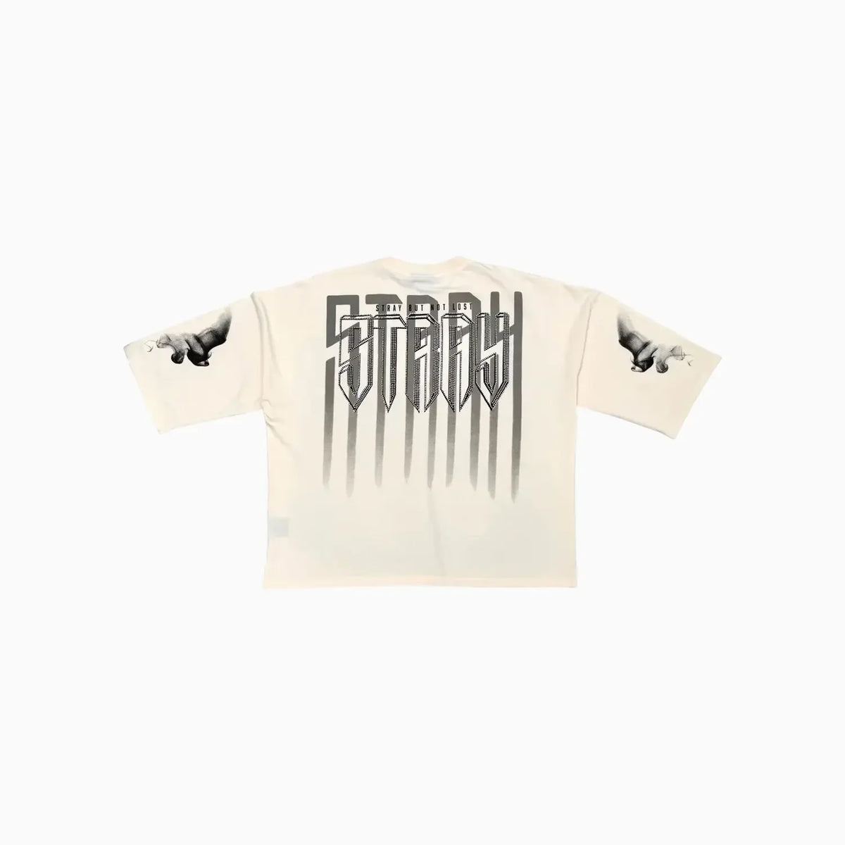 Men's Monarch Digital Skull Oversized Graphic T-Shirt