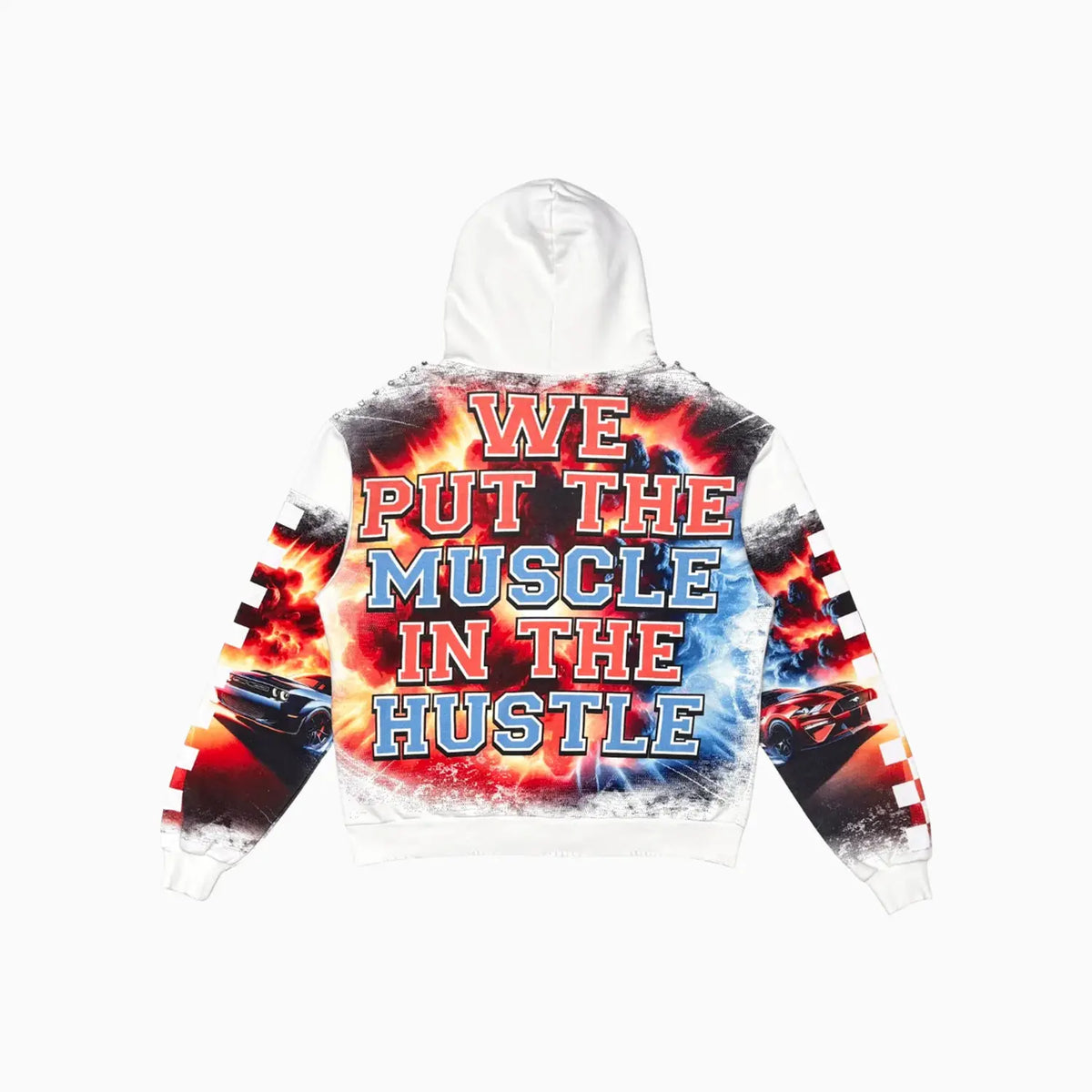 Men's Muscle Hustle Full Zip Hoodie