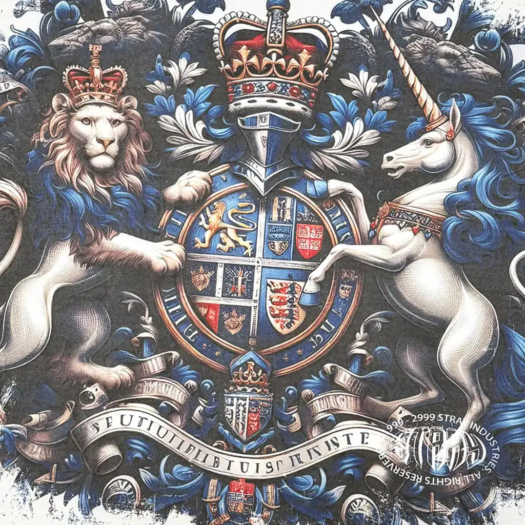 T-shirt emblème royal pour hommes