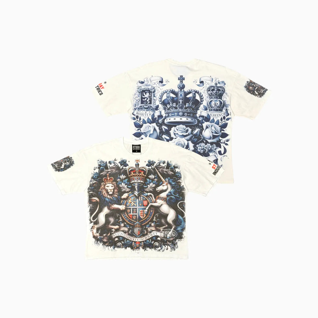 T-shirt emblème royal pour hommes