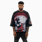 T-shirt graphique oversize pour homme Rock and Roller 2099 World Tour