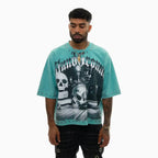 Camiseta gráfica gótica de calavera "Men's Stand Proud"