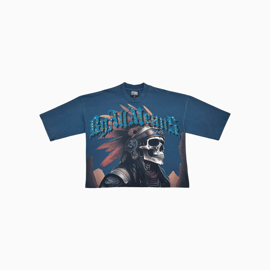 Camiseta Stray de hombre con corte ancho cropped