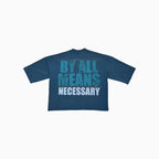 Camiseta Stray de hombre con corte ancho cropped