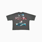 Camiseta de hombre "El futuro es tuyo" de corte ancho y corto