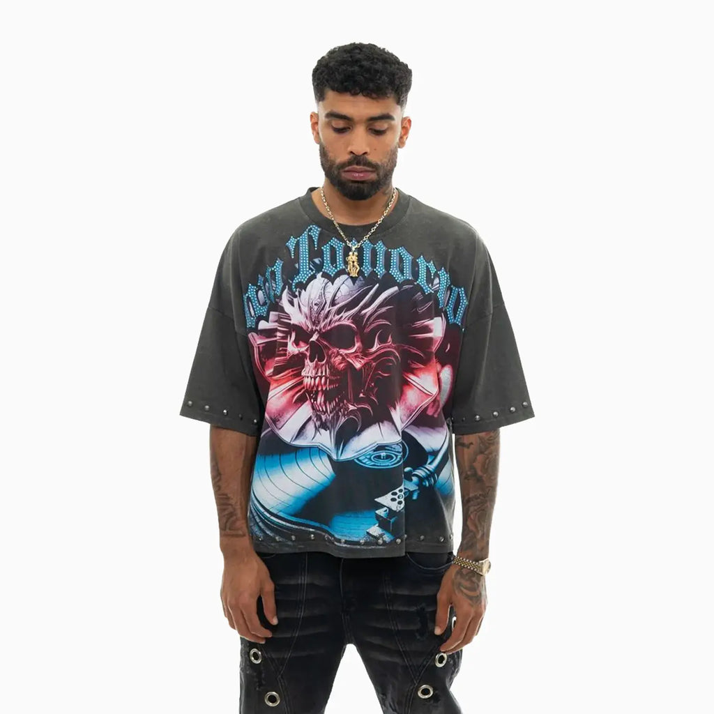Camiseta de hombre "El futuro es tuyo" de corte ancho y corto