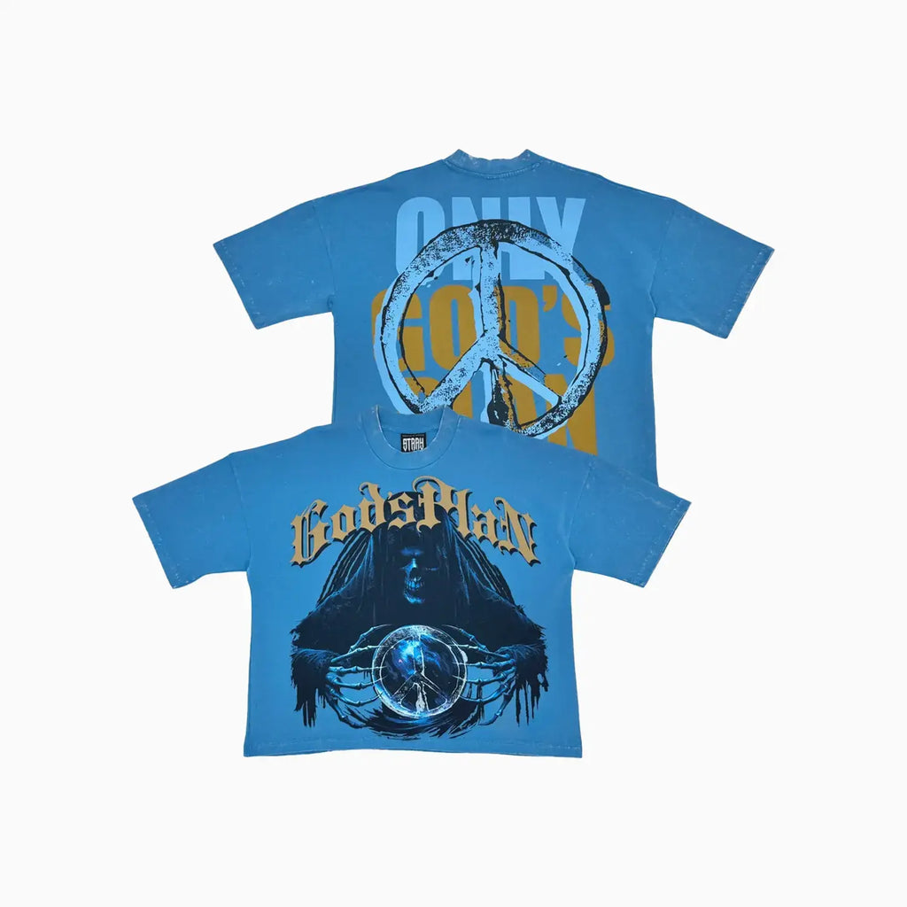 Camiseta de hombre de corte amplio y holgado con hombros caídos