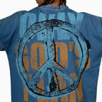 Camiseta de hombre de corte amplio y holgado con hombros caídos