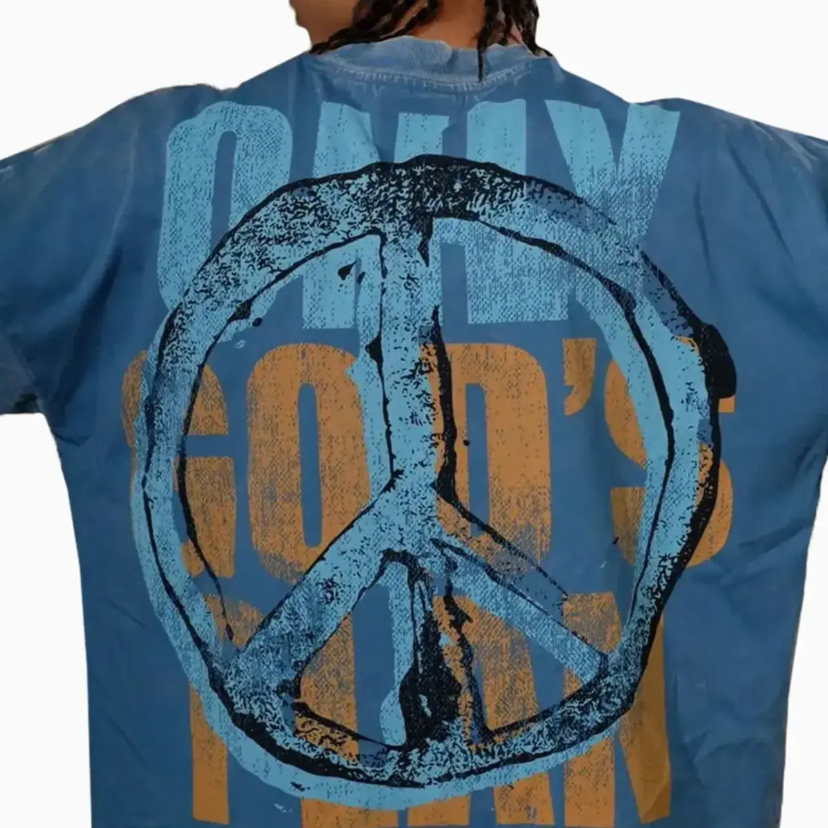 Camiseta de hombre de corte amplio y holgado con hombros caídos
