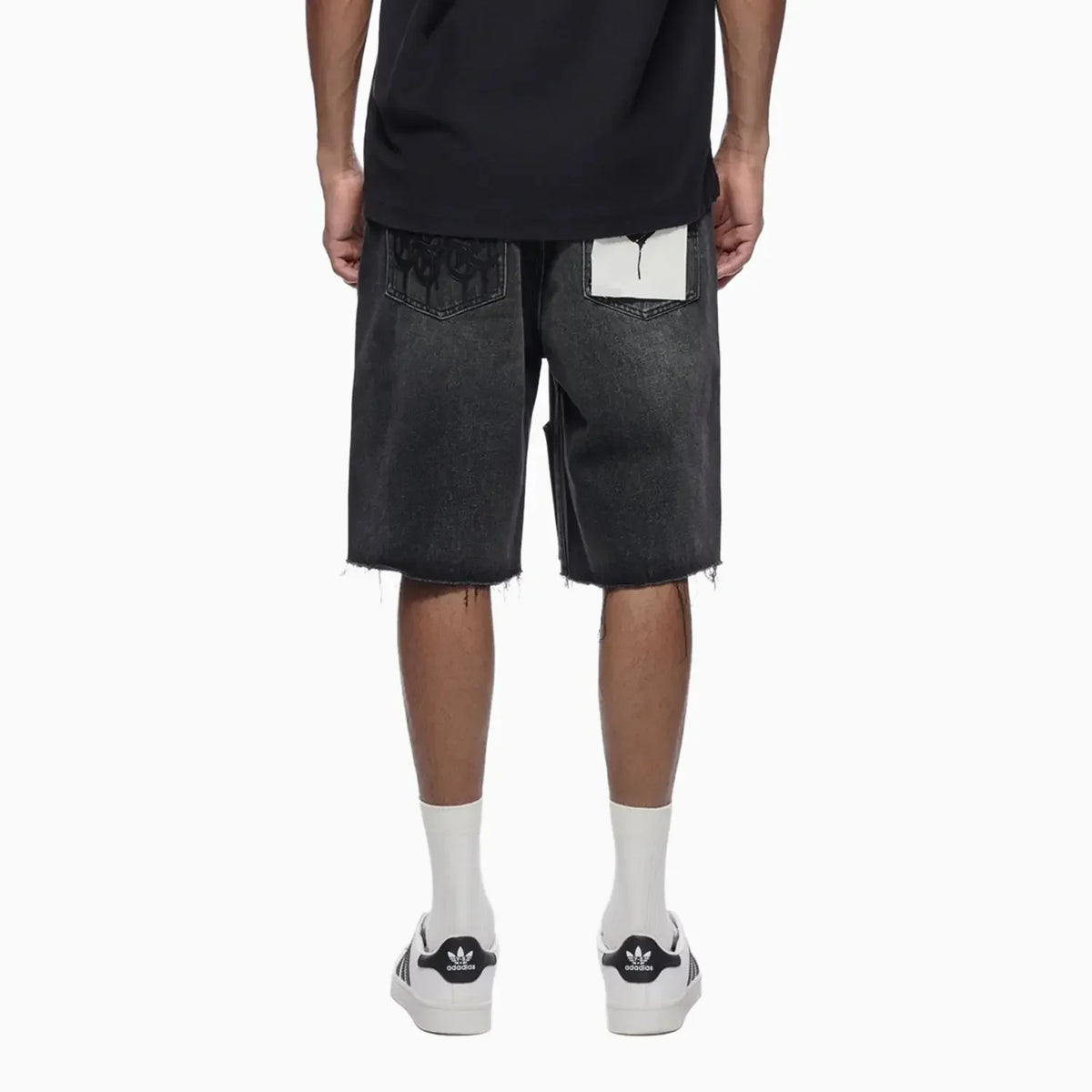 Men's Trnchs Script Denim Shorts