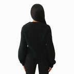 Women's Convertible Cold Shoulder Sweater