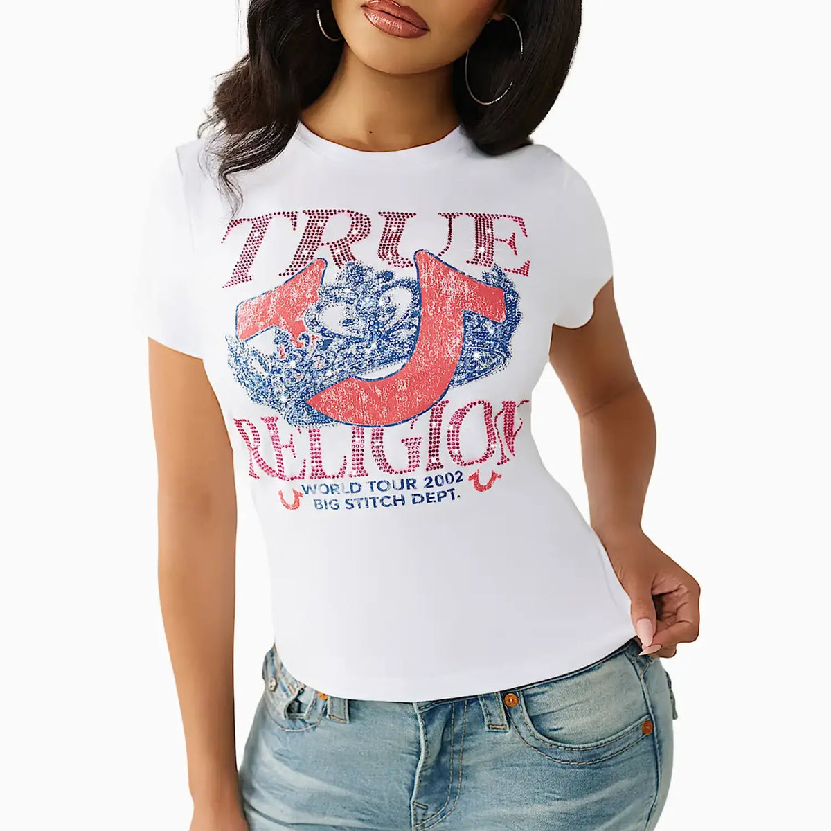 Women's Crystal Classic Crew Neck T-Shirt