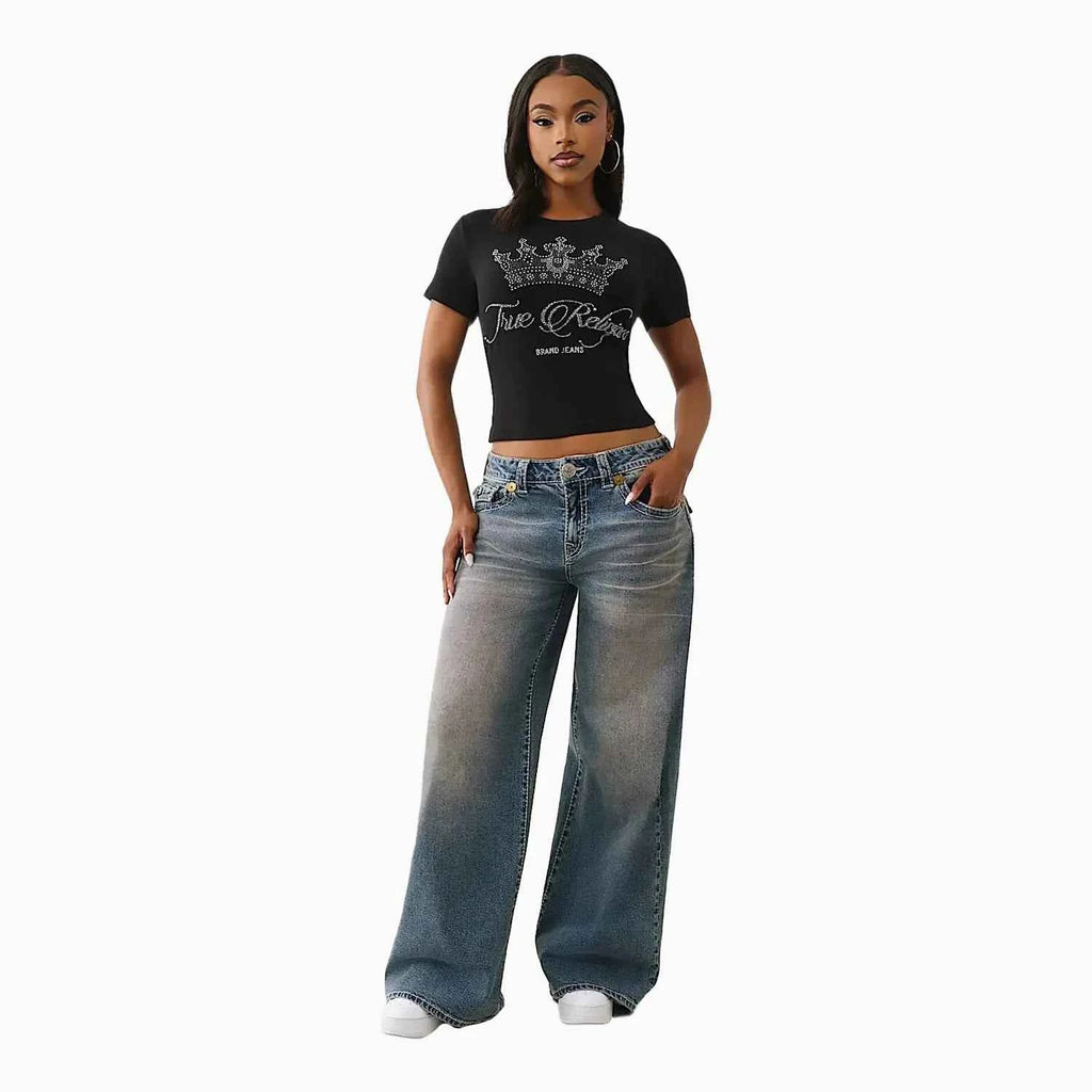 Women's Crystal Crown Logo Baby T-Shirt