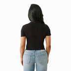 Women's Crystal Leopard Baby T-Shirt