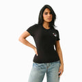 Women's Embroidered 'I LOVE TRUE RELIGION' T-Shirt
