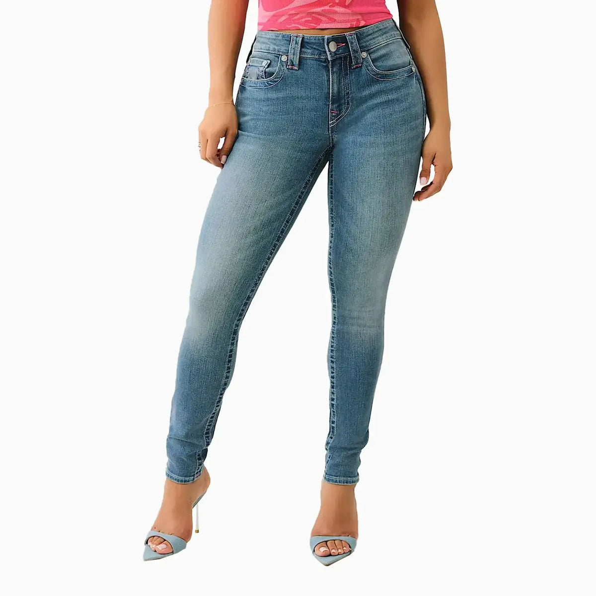 Women's Jennie ¡®I Love True Religion¡¯ Curvy Skinny Jean Pant
