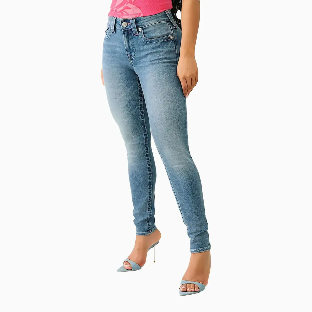 Women's Jennie ¡®I Love True Religion¡¯ Curvy Skinny Jean Pant