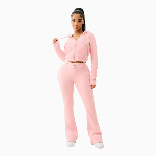 Women's Raw Edge Big T Shrunken Outfit - Famous | Online Store
