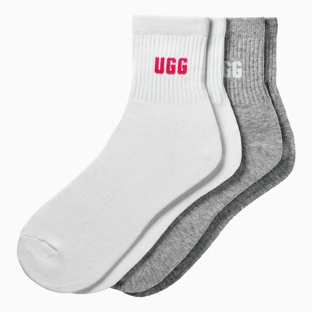 Women's Quinlin Logo Quarter Socks (2 Pairs)
