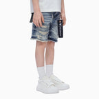 Kid's Clipped Denim Shorts