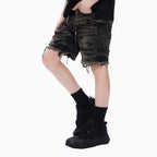 Kid's Clipped Denim Shorts