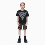 Kid's Clipped Denim Shorts