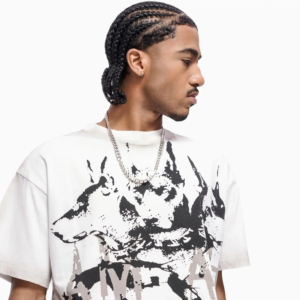 T-shirt d'art à manches courtes pour homme