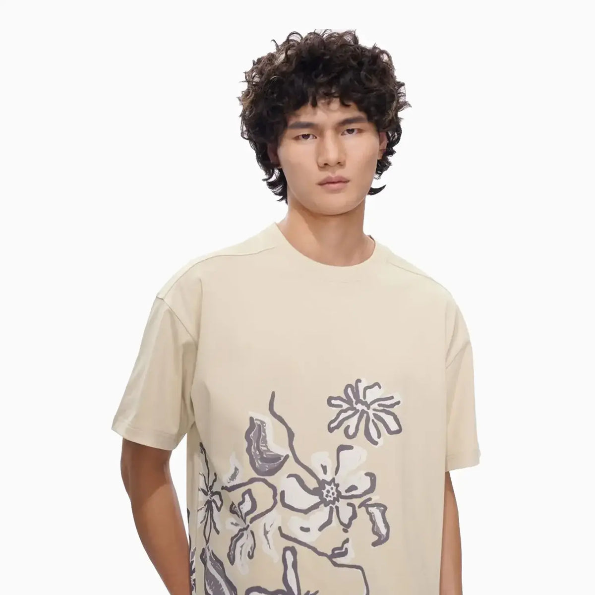 Camiseta Deshilachada de Hombre