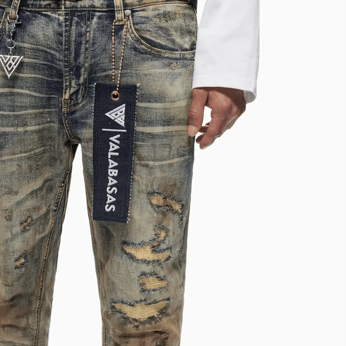 Men's Static Stacked Denim Pant