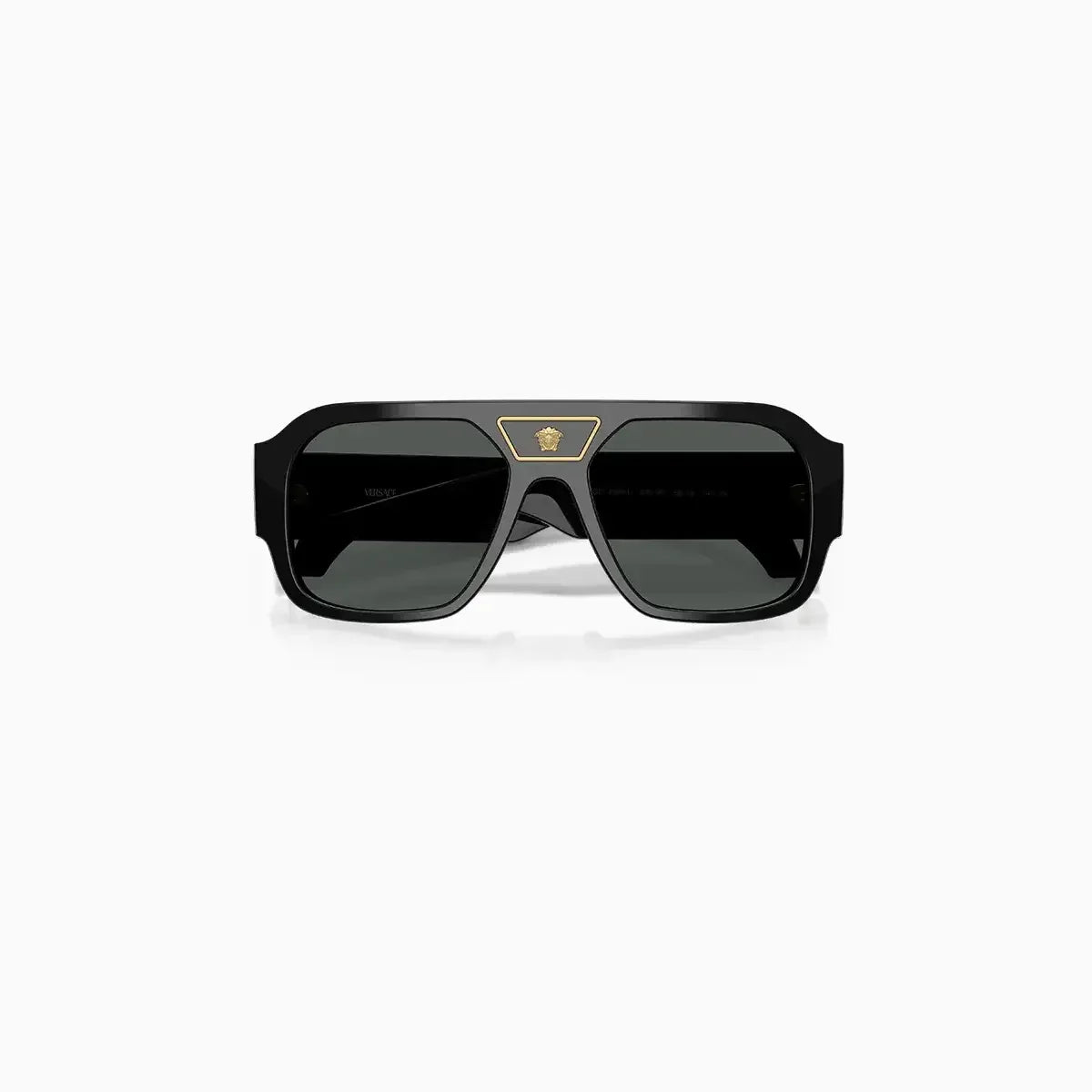 Versace Black Dark Grey Sunglasses