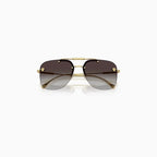 Versace Gold Grey Gradient Sunglasses
