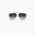 Versace Gold Grey Gradient Sunglasses