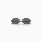 Women's Versace Grey Silver Sunglasses - Famous | Online Store