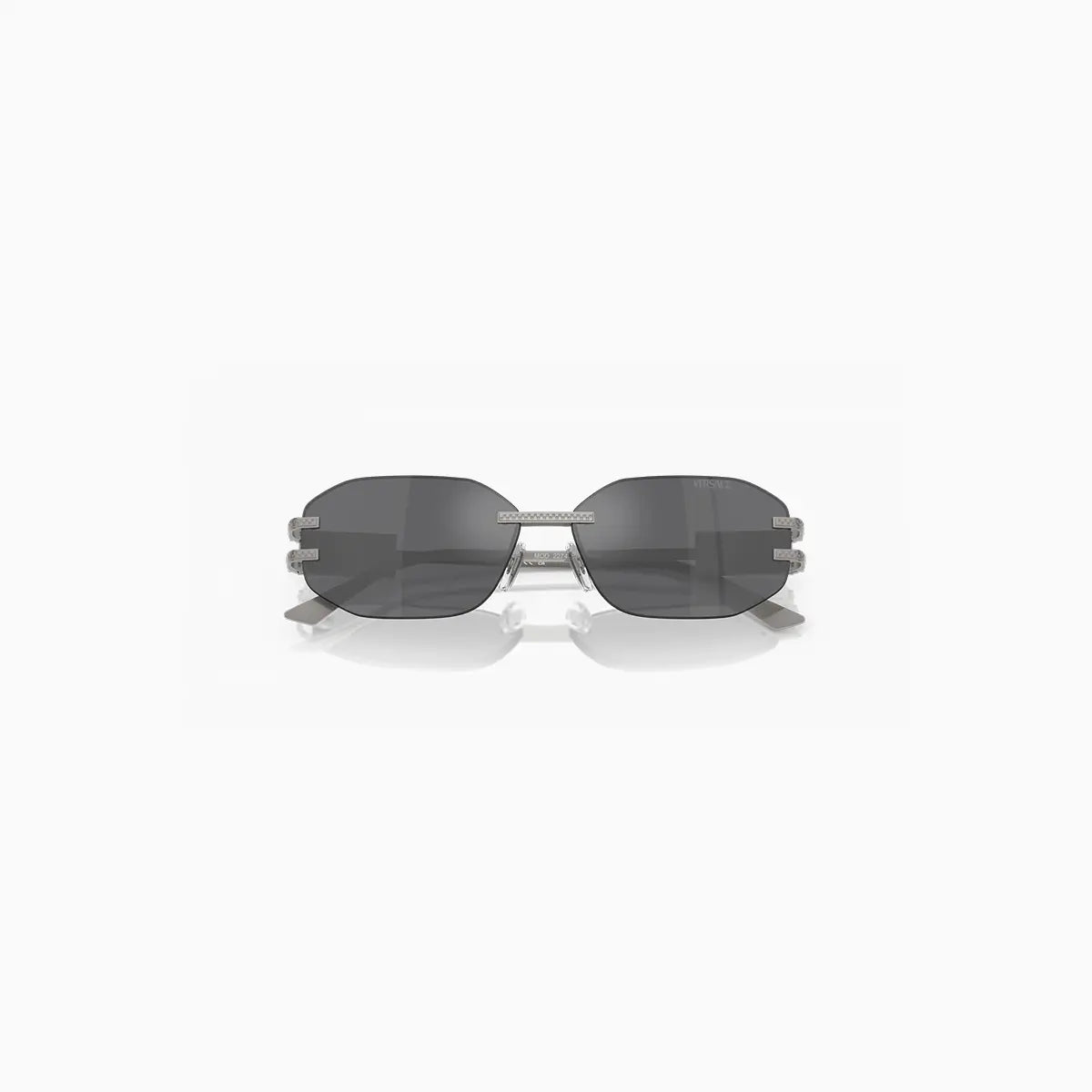 Women's Versace Grey Silver Sunglasses